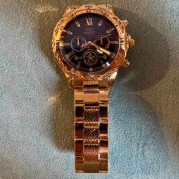 Men's Zhowe Quartz (Yellow Golden) - Picture 2 of 3